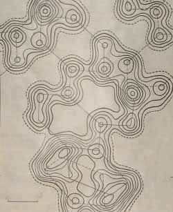 Electron density map