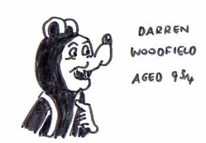 drawing of Biffo the Bear