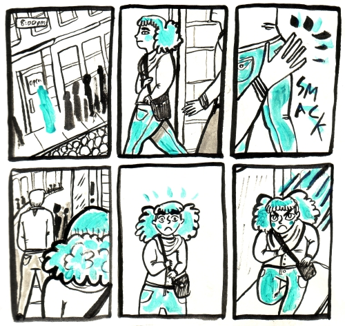 Sketch for Take it as a Compliment by Maria Stoian