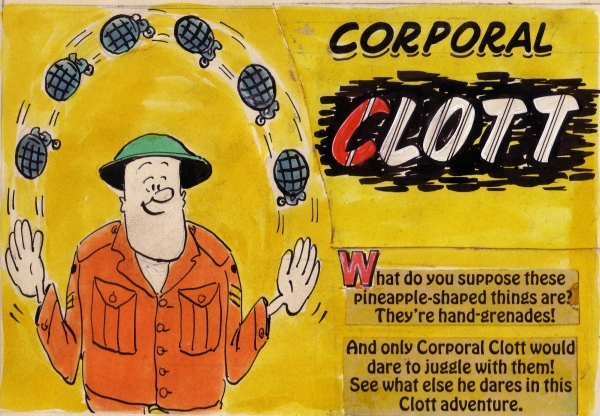 panel from Corporal Clott page by David Law, 1964