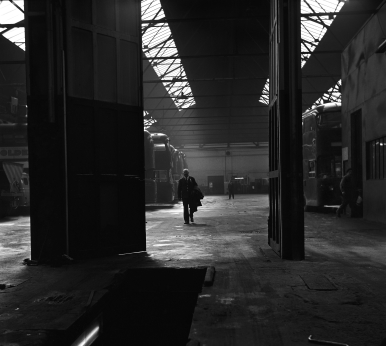 Central Garage Lochee Road by Phil Thomson 1968
