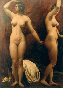 Studies of a Female Model, by William Etty