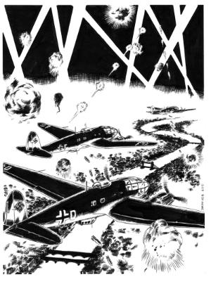 inside art for Divided Aces by Jose Maria Jorge